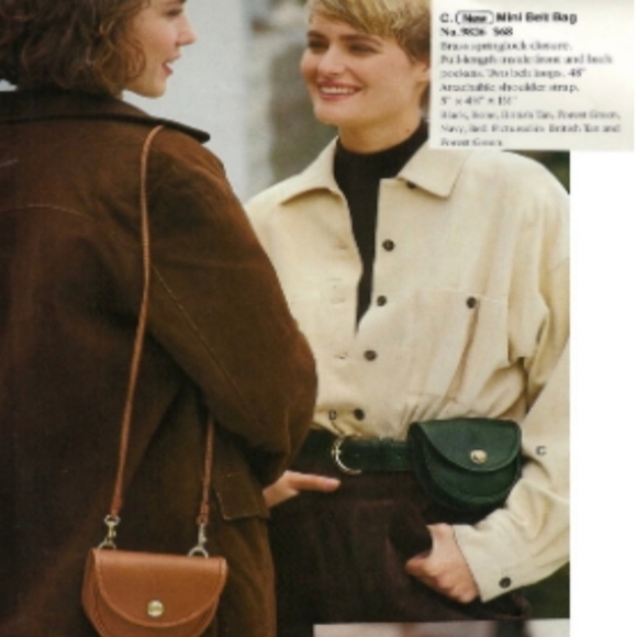 SOLD!!! Mint- Jade, Vintage Unisex Coach Mini Belt Bag #9826 - Picture 10 of 10